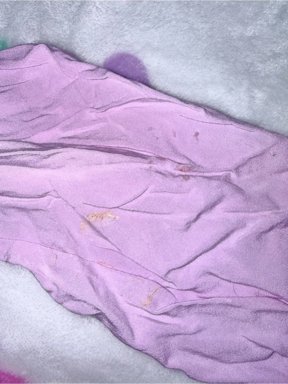 Old Navy Girls Lavender Floral Embroidered Cold Shoulder Dress - Size Large